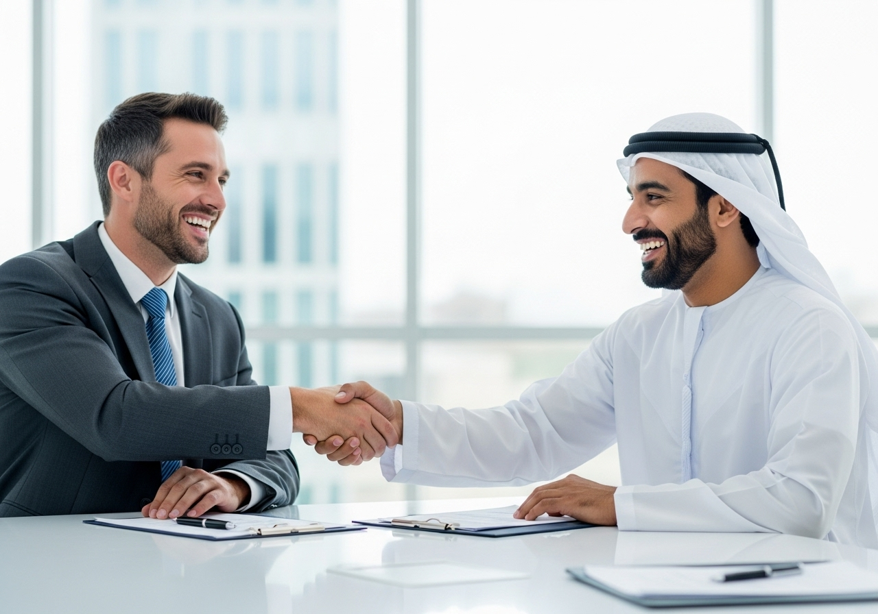 Professional team meeting